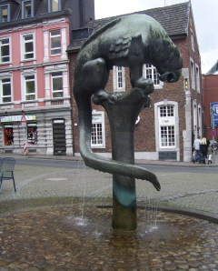 Foto vom Brunnen am Büchel in Aachen
