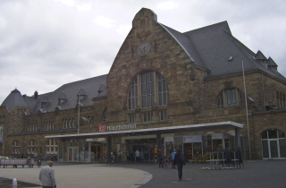 Foto vom Hauptbahnhof in Aachen