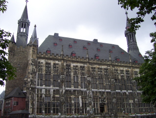 Foto vom Rathaus in Aachen