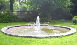 Foto vom Stadtgartenbrunnen in Aachen