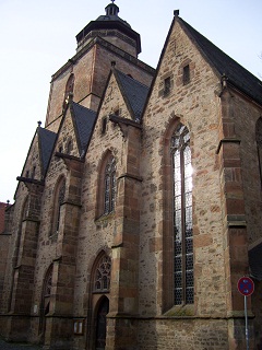 Foto der Walpurgiskirche in Alsfeld