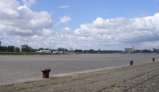 Foto der Schelde in Antwerpen