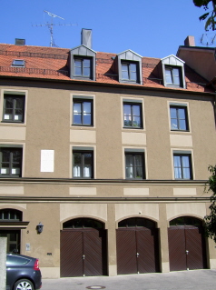 Foto vom Diesel-Wohnhaus in Augsburg