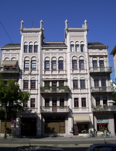 Foto der Gollwitzerhäuser in der Volkhartstr. 10 bis 12