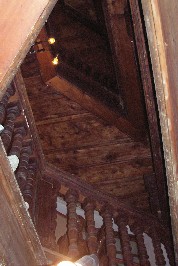 Foto der Wendeltreppe im Kastenturm