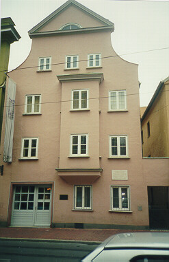 Foto vom Mozarthaus in Augsburg