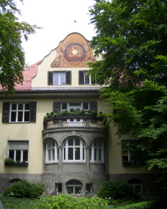 Foto der Silbermann-Villa in Augsburg