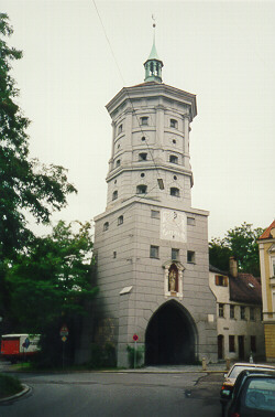 Foto vom Wertachbruckertor in Augsburg