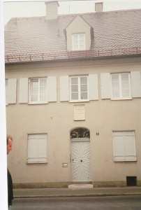 Foto vom Wohnhaus von Christoph von Schmid in Augsburg