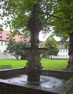 Foto vom Schlossbrunnen in Bad Mergentheim