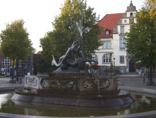 Foto vom Nixenbrunnen in Bad Schwartau