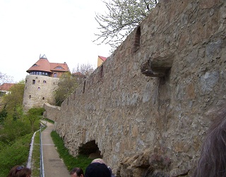 Foto der Bastei mit Stadtmauer in Bautzen