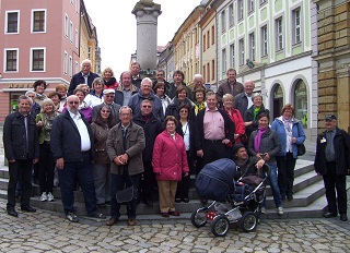 Foto vom Gruppenbild bei der Stadtf&uuml;hrung in Bautzen