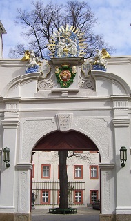 Foto vom Portal des Domstifts in Bautzen