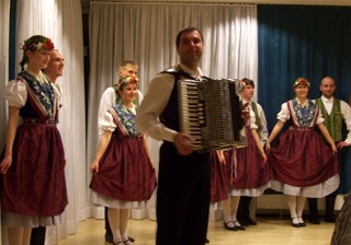 Foto vom sorbischen Folkloreabend
