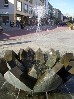 Foto vom Seerosenbrunnen in Hof