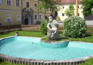 Foto vom Wassermannbrunnen in Kaisheim