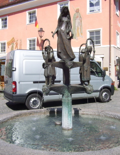 Foto vom Kreszenziabrunnen in Kaufbeuren