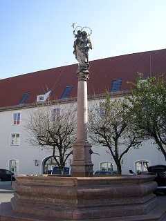 Foto vom Marienbrunnen in Markt Indersdorf