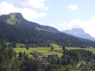 Foto der Berge bei Fieberbrunn