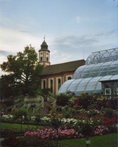 Foto vom Palmenhaus auf der Insel Mainau