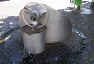 Foto vom Brunnen in der Obernstraße in Achim