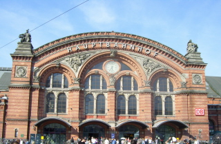 Foto vom Hauptbahnhof in Bremen