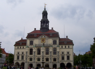 Foto vom Rathaus in Lüneburg