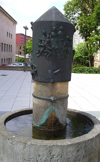 Foto vom Hochzeitsbrunnen in Chemnitz