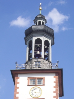 Foto vom Glockenspiel im Residenzschloss in Darmstadt
