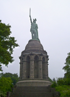 Foto vom Hermannsdenkmal bei Detmold