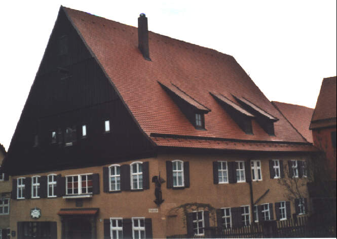 Foto vom Geburtshaus von Christoph von Schmid in Dinkelsbühl