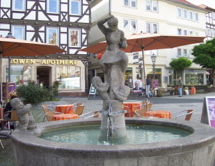 Foto vom Schuster-Jobst-Brunnen in Eschwege