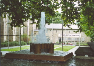 Foto vom Bistumsbrunnen in Essen