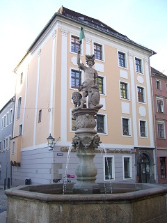 Foto vom Georgsbrunnen in Görlitz