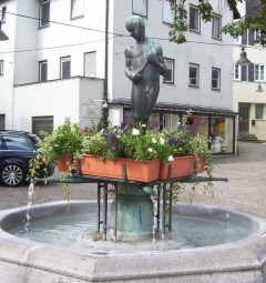 Foto vom Wedelbrunnen in Heidenheim