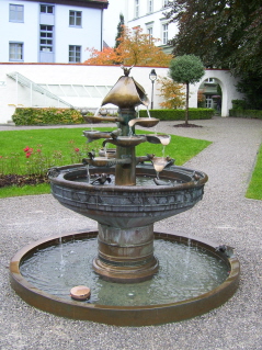 Foto vom Klosterbrunnen in Immenstadt