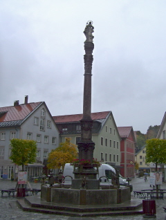 Foto vom Marienbrunnen in Immenstadt