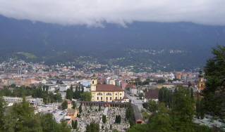 Foto vom Blick auf Innsbruck
