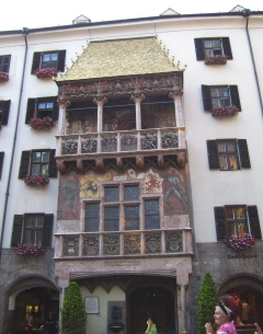 Foto vom Goldenen Dachl in Innsbruck