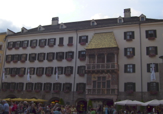 Foto vom Goldenen Dachl in Innsbruck