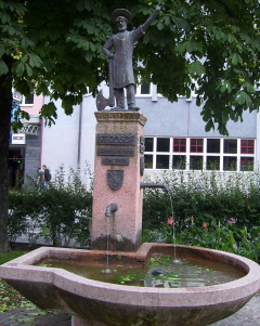 Foto vom Josefsbrunnen in Innsbruck