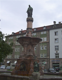 Foto vom Rudolfsbrunnen in Innsbruck