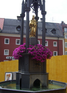 Foto vom Marienbrunnen in Kufstein