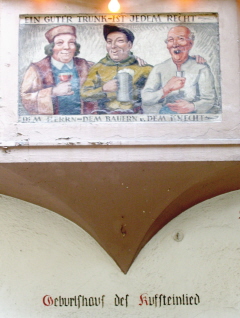 Foto vom Hotel Auracher L&ouml;chl mit dem Erker