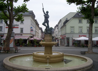 Foto vom Georgsbrunnen in Limburg