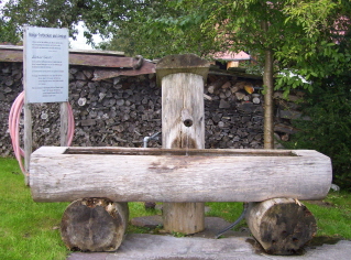 Foto vom Kneippbrunnen in Scheffau