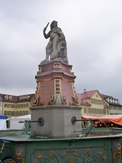 Foto vom Marktbrunnen in Ludwigsburg