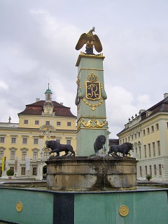 Foto vom Schlossbrunnen in Ludwigsburg