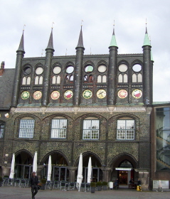 Foto vom Rathausanbau in L&uuml;beck